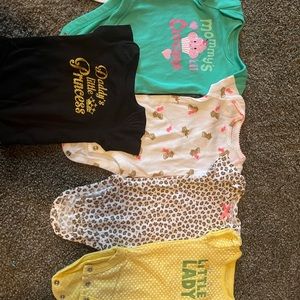 Baby girl onesies bundle
